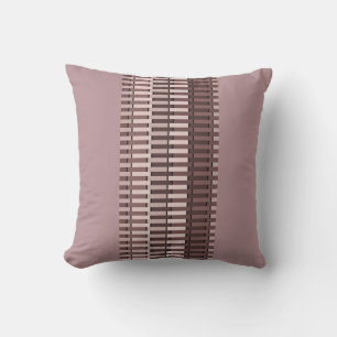 Coussin D'extérieur Rose de poussière rouge élégant moderne chic Motif