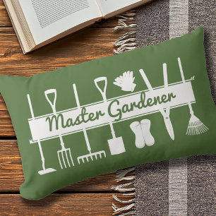 Coussin D'extérieur Simple Moderne Vert Forêt Jardinier Maître Extérie