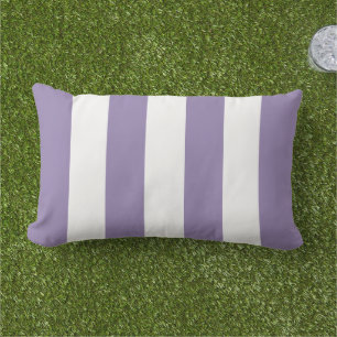 Coussin D'extérieur Simples bandes de Cabane Pourpre Classique
