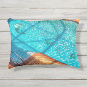 Coussin D'extérieur Sirène dans une piscine