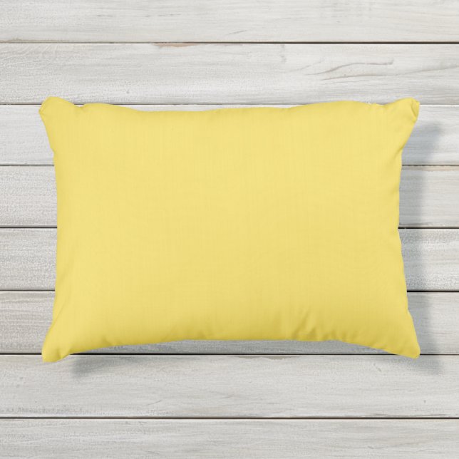 COUSSIN D'EXTÉRIEUR SOLIDE EXTÉRIEUR CHIC DE JAUNE DE BEURRE DE (Devant)