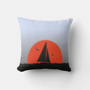 Coussin D'extérieur Sunset bateau
