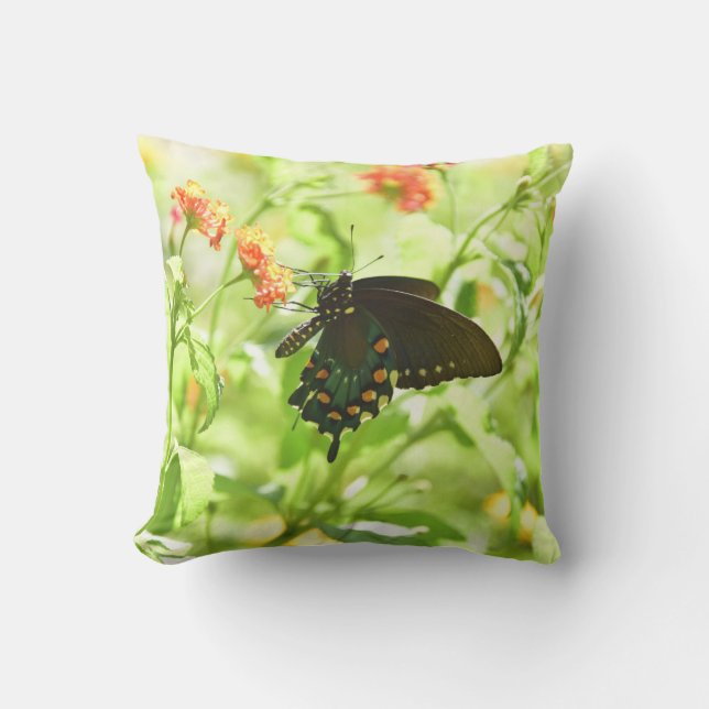 Coussin D'extérieur Throwpillow extérieur de papillon (Recto)