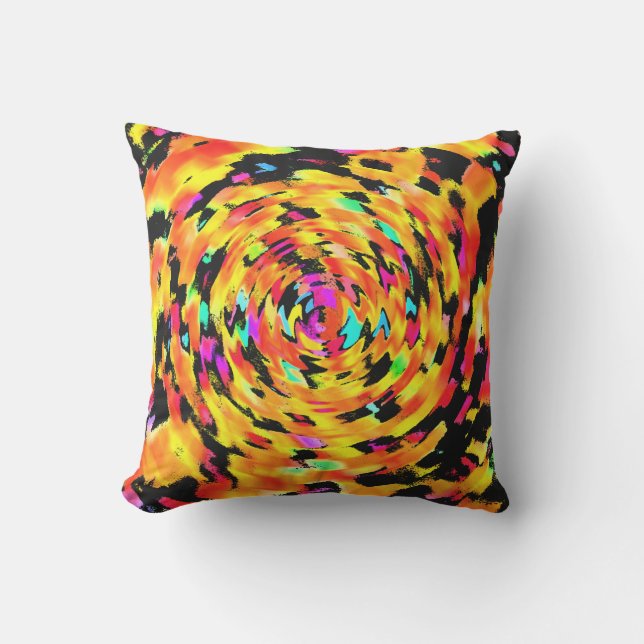 Coussin D'extérieur Tigress Abstrait (Recto)