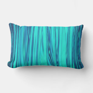 Coussin D'extérieur Turquoise Blue Ocean Wave brillant Abstrait mignon
