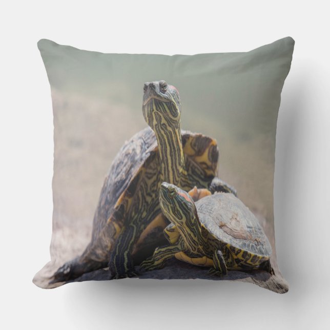 Coussin D'extérieur Turtle Love (Recto)