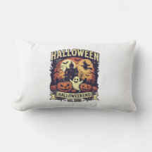 Vintage Halloweekend Maison Hantée Lumbar P