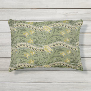 Coussin D'extérieur Vintage William Morris Daffodil Fleurs Jaune