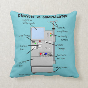 Coussin d'humour de dialyse