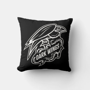Coussin Diablo   Ailes sombres