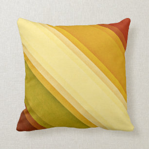 Coussin diagonal vintage classique de rayure