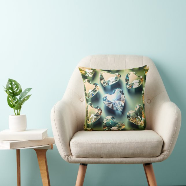 Coussin Diamant Dans Mon Coeur (Chaise)