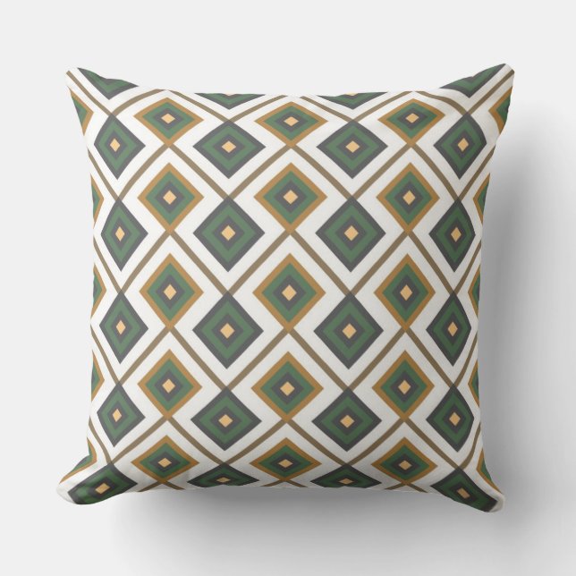 Coussin Diamante en vert (Recto)