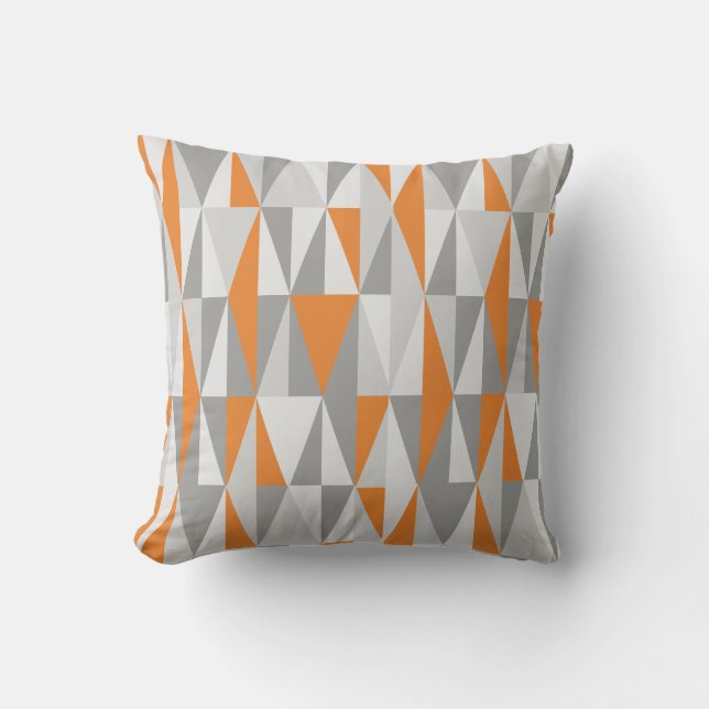 Coussin Diamants modernes de style de la moitié du siècle, (Recto)