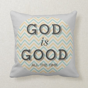 Coussin Dieu Est Bon Tout Le Temps Jeter L'Oreiller