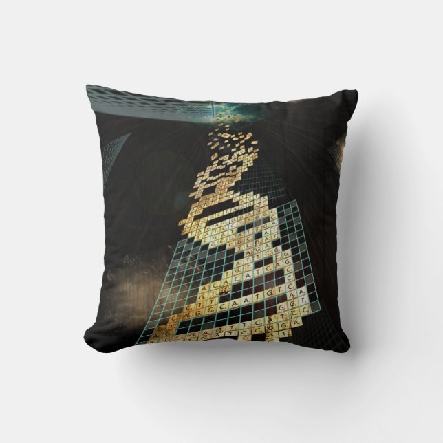 Coussin Dieu ne joue pas les matrices 2014 (Recto)