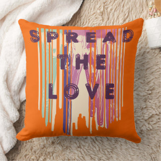 Coussin Diffuser L'Amour Fondu Couleurs Citations Positive