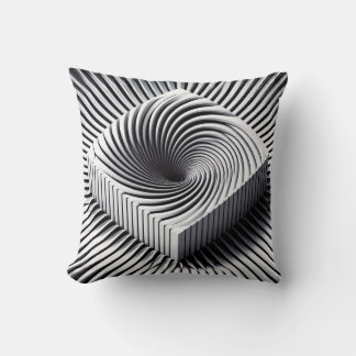 Coussin d'illusion monochrome