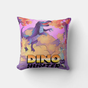 Coussin d'illustration Dino Hunter
