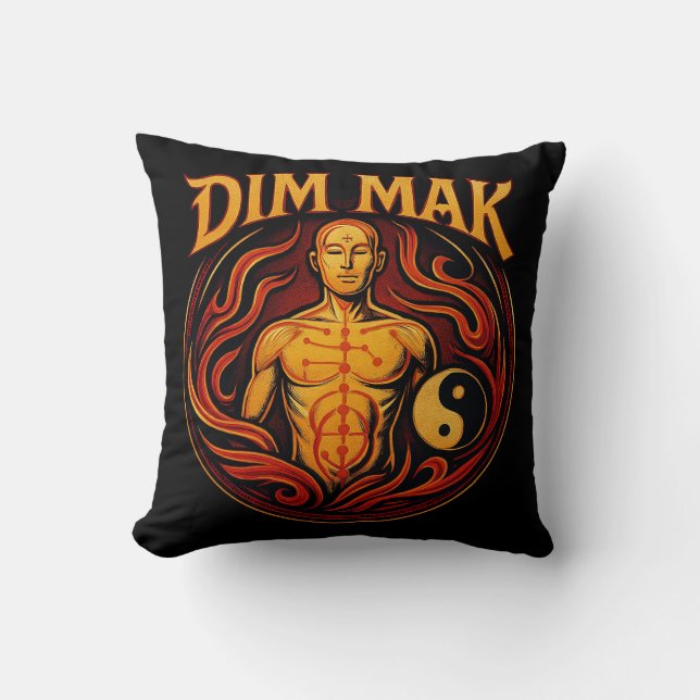 Coussin Dim Mak - La Touche de la mort (Recto)
