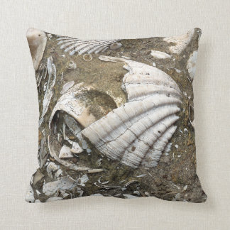 Coussin d'images fossiles réelles