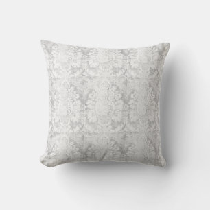 Coussin d'impression blanc d'hiver