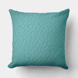Coussin d'impression bleu turquoise