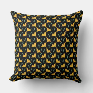 Coussin d'impression de chats en jeu