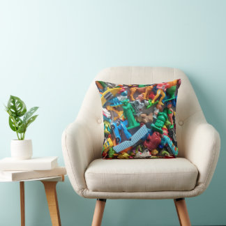 Coussin d'impression de jouets.