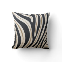 Coussin d'impression de zèbre