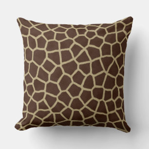 coussin d'impression girafe