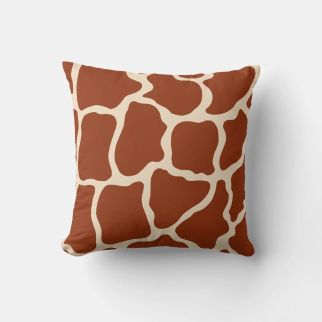 Coussin d'impression Giraffe (Recto)