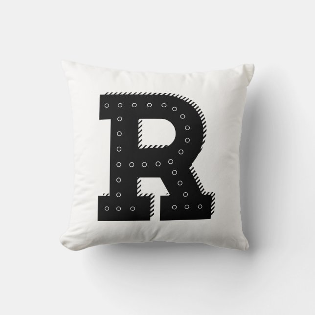Coussin d'initiale de la lettre R (Recto)