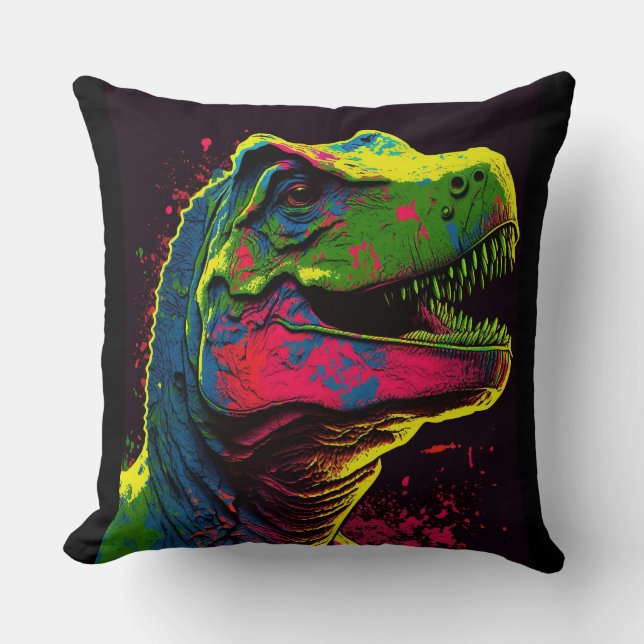 Coussin Dinosaure T Rex (Recto)
