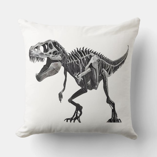 Coussin Dinosaure T Rex Bones (Recto)