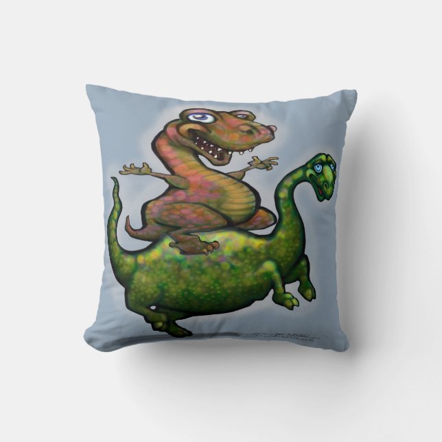 Coussin Dinosaures (Recto)