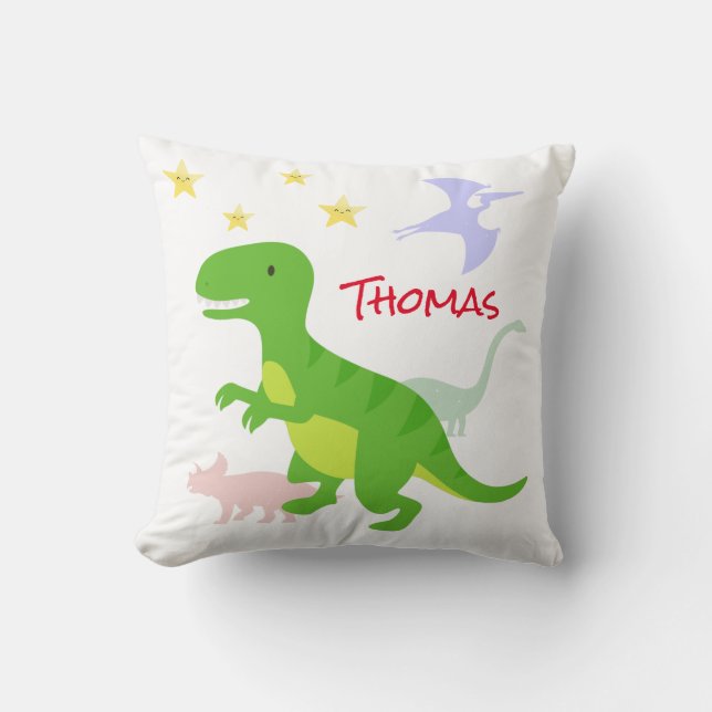 Coussin Dinosaures (Recto)