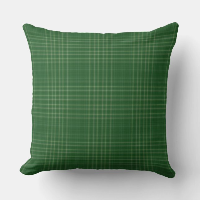 Coussin d'intérieur 20X20 de plaid classique (Recto)