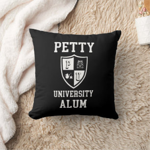 Coussin Diplômé de l'université Petty Alum personnalisé dr