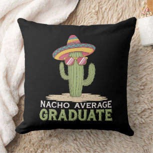 Coussin Diplômé Nacho Moyen Cactus Graduation Mexicain