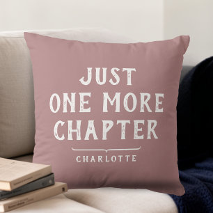 Coussin Dire drôle personnalisé pour amateur de livres