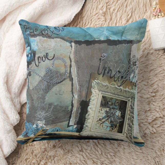 Coussin Dire Mixte Art Créer Amour Imagine (Couverture)