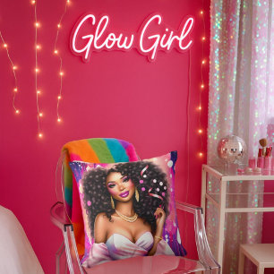 Coussin Disco Diva Glamor - Vibrant