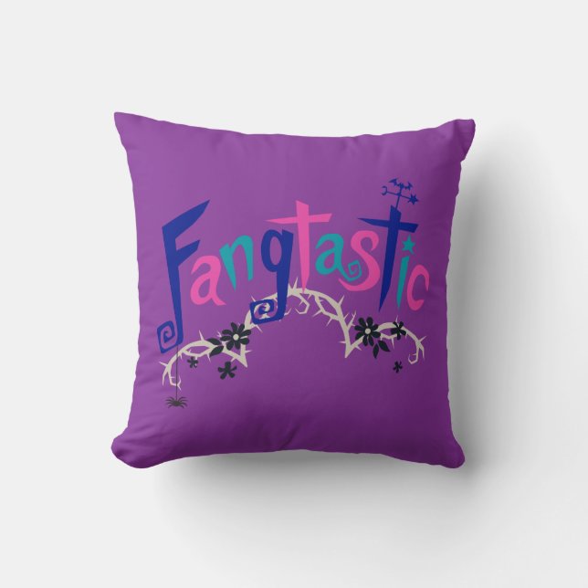 Coussin Disney| Vampirina - Vee - Typographie Éffrayante (Recto)