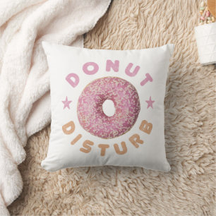 Coussin Disturbe de Donut Chill et Snack Drôle Drôle Douce