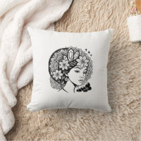 Divine Feminine Mandala Art Floral Crystal Goddess