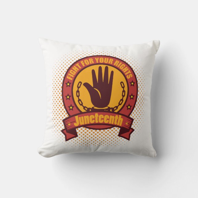 Coussin Dix-septième combat pour vos droits (Recto)