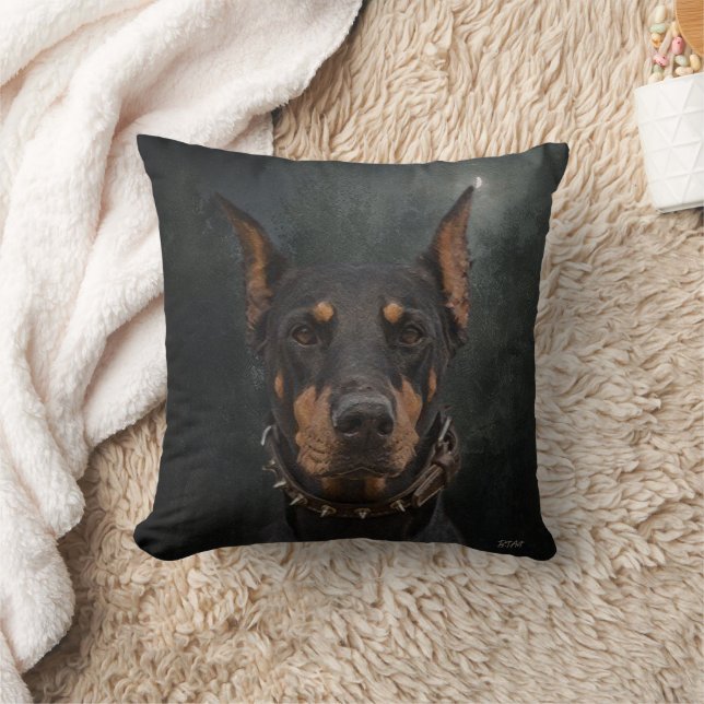Coussin Doberman Pinscher (Couverture)