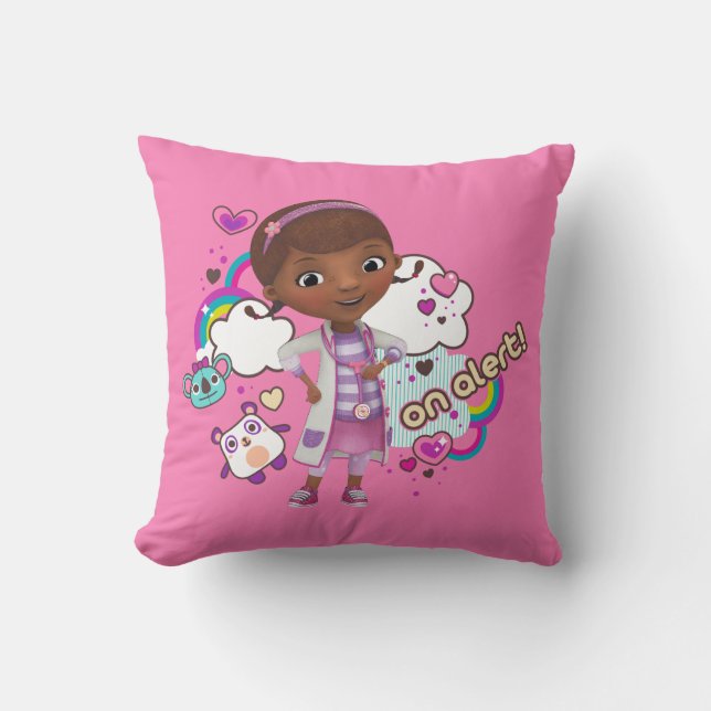 Coussin Doc McStuffins| En alerte (Recto)