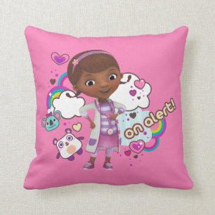 Coussin Doc McStuffins  En alerte